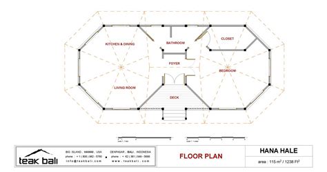 octagon floor plans small modern apartment