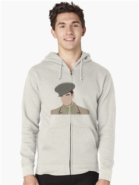 1940s bucky barnes zipped hoodie by laqvink redbubble