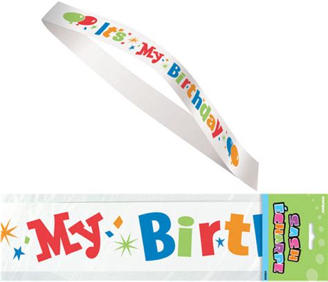 Its My Birthday Satin Sash Pk 1 Birthday Sashes Buy Online