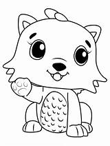 Hatchimals Coloring Pages sketch template