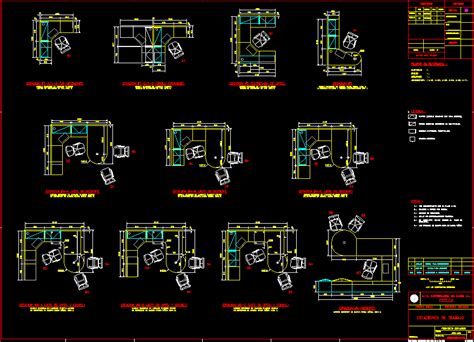 office cubicle autocad