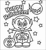 Coloring Cute Vampire Pages Getcolorings sketch template