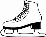 Coloring Pages Shoes Ice Skating Skate Printable Skates Jordan Wecoloringpage Shoe Winter Cake Party Choose Board Figure Clipartmag sketch template
