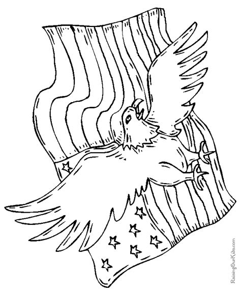 patriotic american eagle drawings  coloring pages