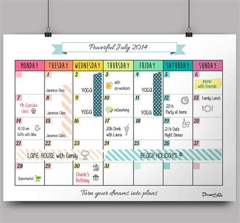 monthly planner ideas  pinterest monthly planner