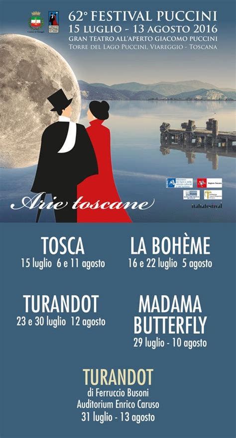 62nd Puccini Festival With Tosca La Bohème And Madame