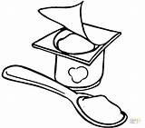 Yogurt Coloring Pages Getdrawings sketch template