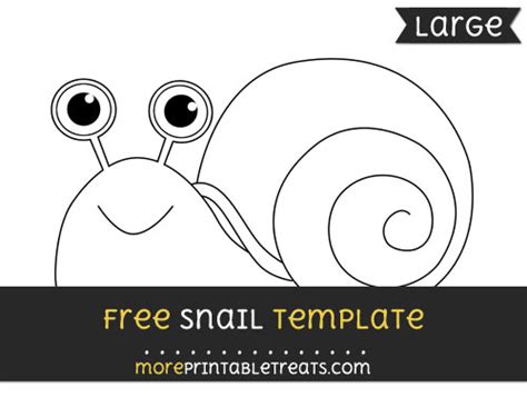 snail template large
