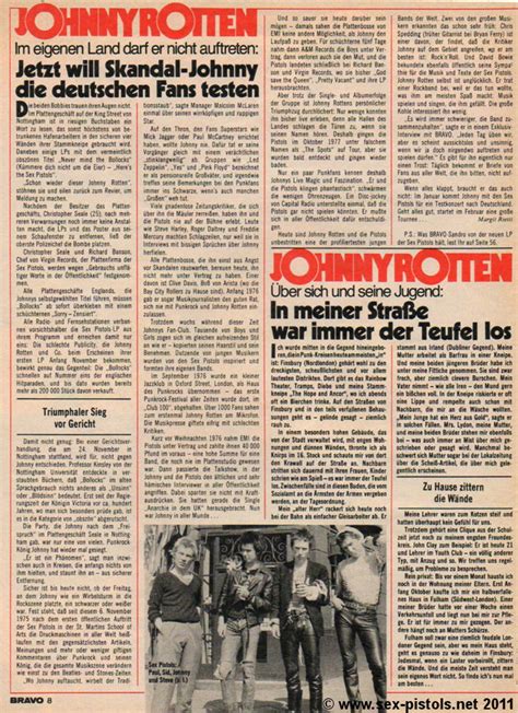 god save the sex pistols west germany bravo magazine december 1977