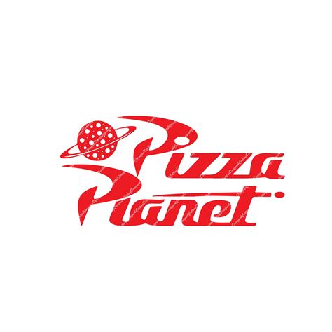pizza planet logo great  cricut  silhouette  designscutting