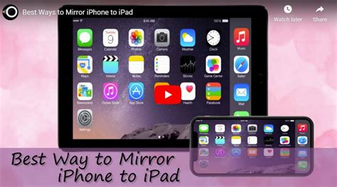 mirror iphone  ipad