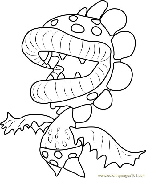 petey piranha coloring page  kids  super mario printable