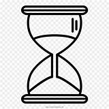 Reloj Sablier Hourglass Horloge Pngfind sketch template