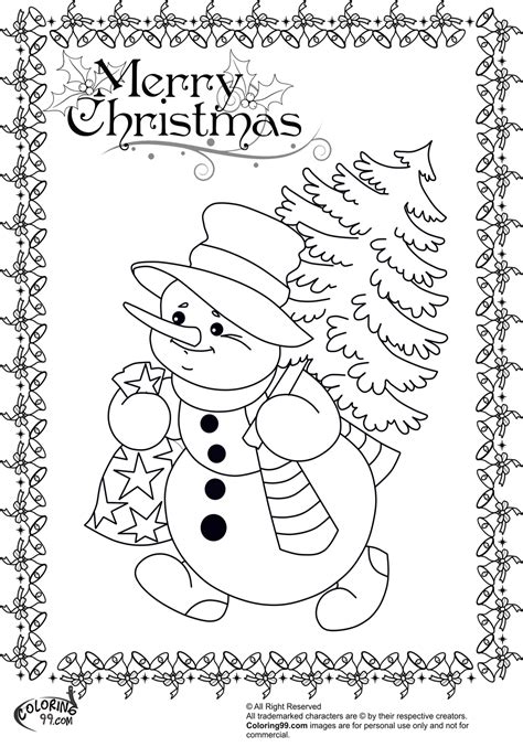 snowman coloring pages team colors