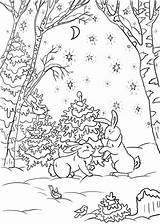 Taiga Solstice Coloringtop Invernale sketch template