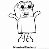 Numberblocks Xcolorings sketch template