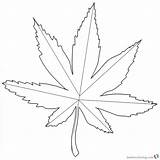 Weed Coloring Marijuana Cannabis sketch template