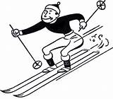 Slope Clipart Cliparts Library Skiing Clip sketch template