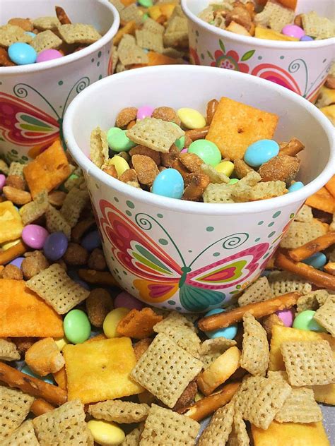 5 minute sweet and salty spring chex mix kindly unspoken