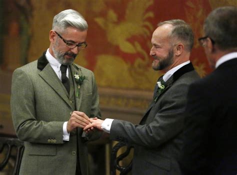 in pictures first same sex marriages take place in england and wales