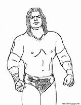 Triple Coloring Wwe Wrestler Pages Batista Printable sketch template