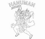 Hanuman Drawing Coloring Lord Wallpaper Pages Colour Simple Getdrawings Template Sketch Drawings sketch template
