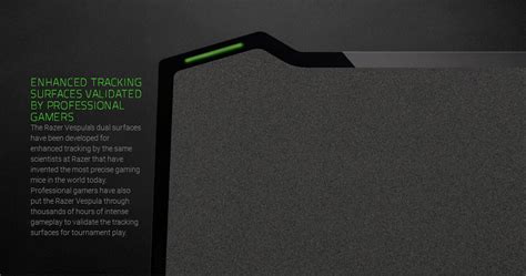 razer vespula dual sided gaming mouse mat with wrist rest