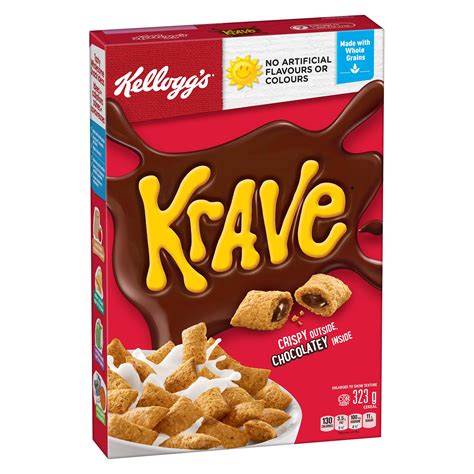 Kellogg S Krave Chocolate Flavour Cereal Kellogg S Canada