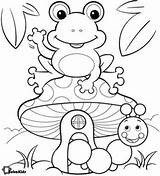 Frog Toad Sapo Bubakids Pintar Toads Insect Sapinho Coloringbay Catterpillar Frogs Riscos Acessar Gatos Espacoeducar sketch template