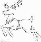 Rudolph Coloringtop Nosed Everfreecoloring sketch template
