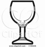 Wine Glass Clipart Illustration Vector Royalty Lal Perera Protected Collc0106 sketch template