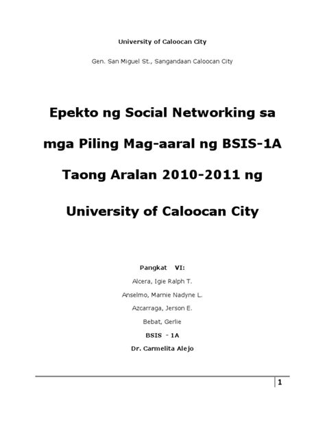 thesis filipino