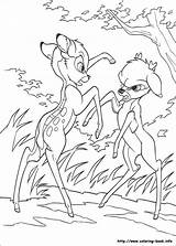 Bambi Coloring Ronno Pages Visit sketch template