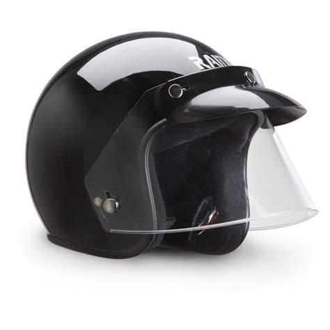 raider open face helmet black  helmets goggles  sportsmans guide