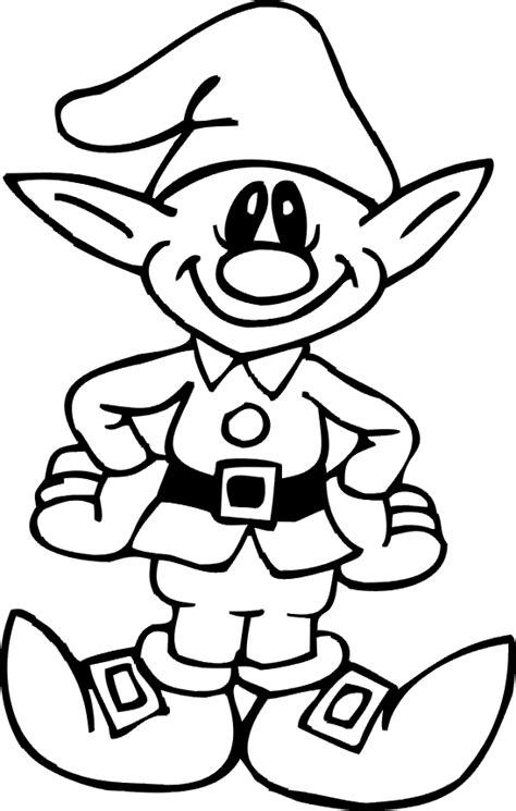 elf coloring pages learn  coloring