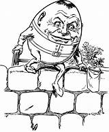 Humpty Dumpty Clipart Easy Webstockreview March sketch template