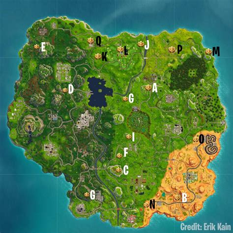 fortnite battle royale challenge map  season  battle star location   place