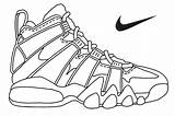 Dessin Coloriage Coloring Chaussure Basket Pages Dessins Nike Jordan Air Colorier Max Shoes Printable Enregistrée Depuis sketch template