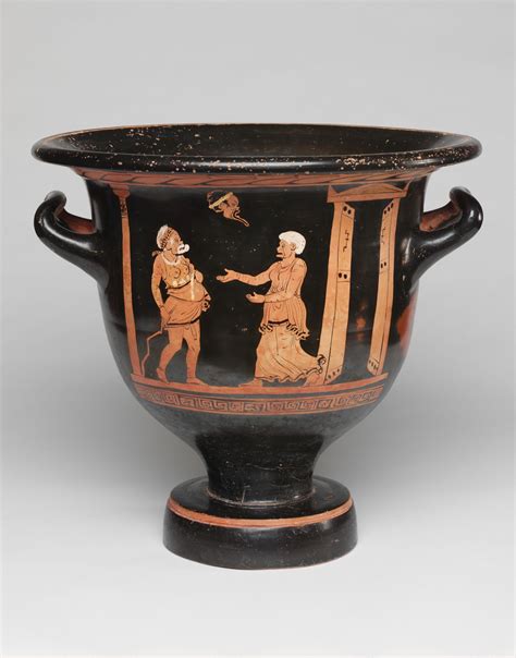 Bell Krater Mixing Bowl For Wine And Water Scene From A