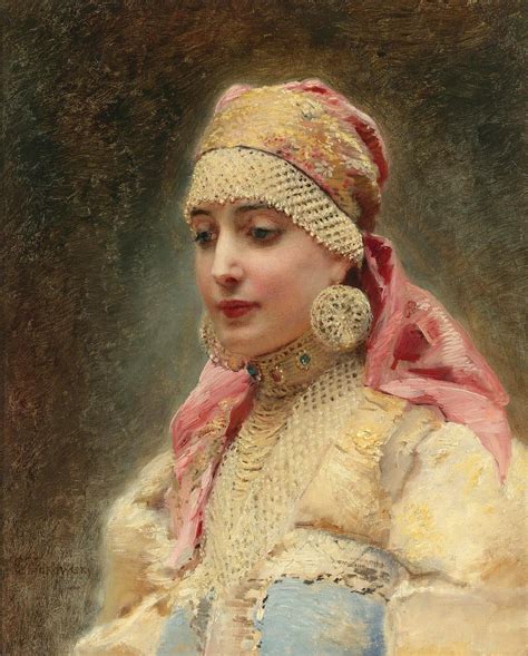 Russian Beauty In The Paintings Of Konstantin Makovsky Russia Travel