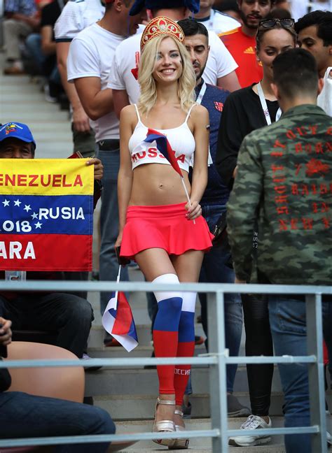 World Cup 2018 Russia S Sexiest Fan Natalya Nemchinova Vows To Strip