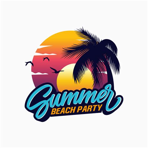 beach logo vector art icons  graphics