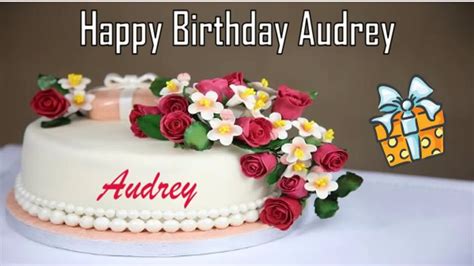 happy birthday audrey image wishes youtube