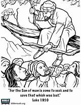 Bible Coloring Luke Pages Story Kids Zacchaeus Cartoon Item Joseph Son Choose Board sketch template