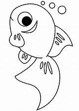 Coloring Pages Fish Bubbles sketch template