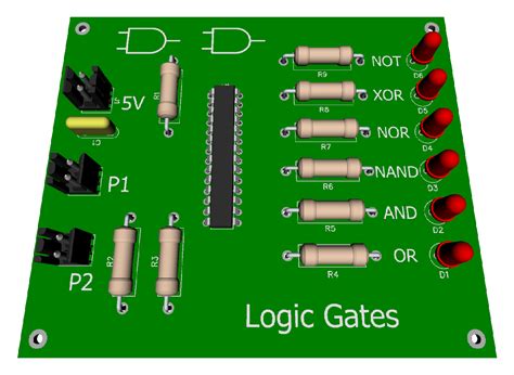logic gates  microcontroller eeweb