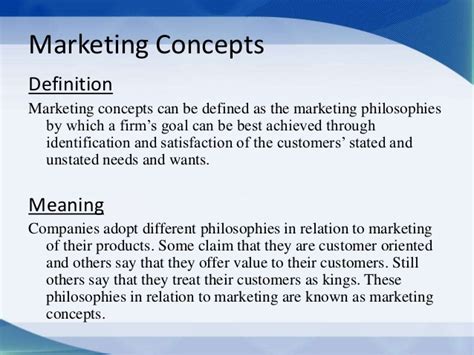 notes on meaning evolution and importance of marketing