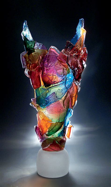 Harlequin By Caleb Nichols Art Glass Sculpture Artful Home