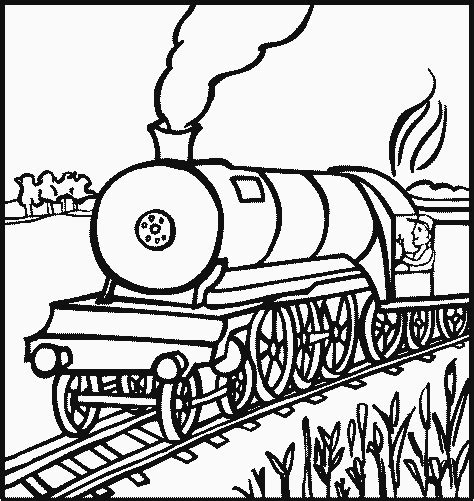 interactive magazine train coloring pages