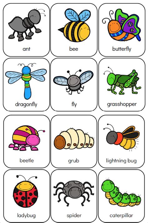 printable preschool bug activities  learning fun